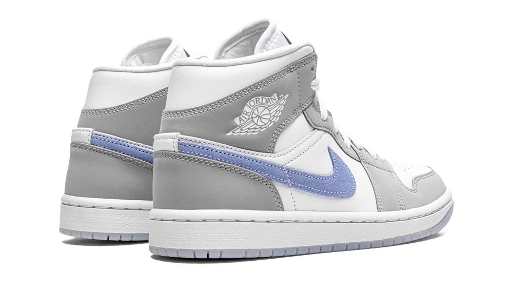 AIR JORDAN 1 MID WOLF GREY ALUMINUM