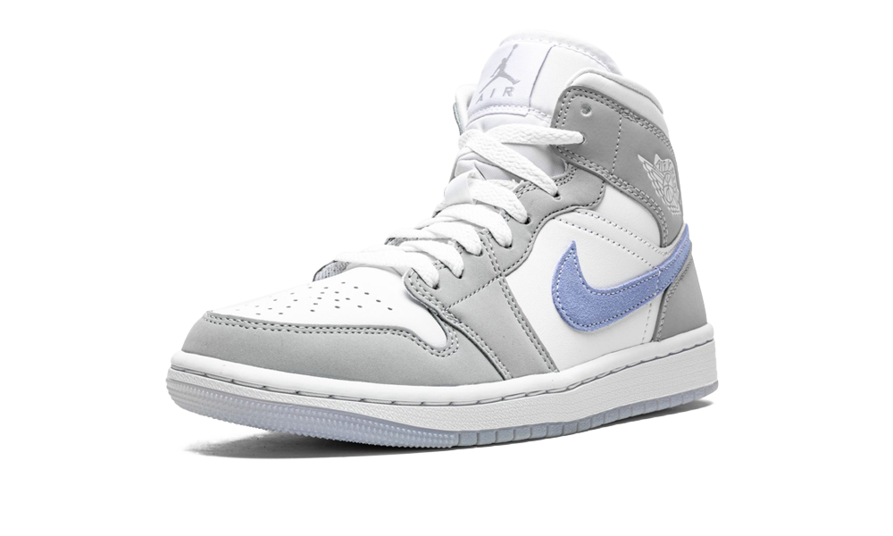 AIR JORDAN 1 MID WOLF GREY ALUMINUM