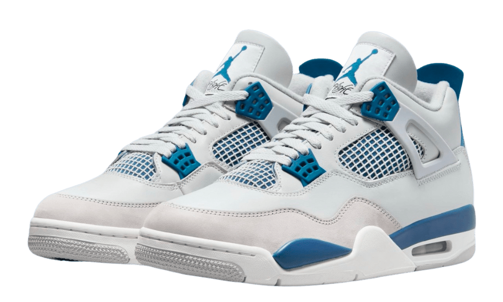 AIR JORDAN 4 RETRO MILITARY BLUE (HF4281-141) - Rdrop