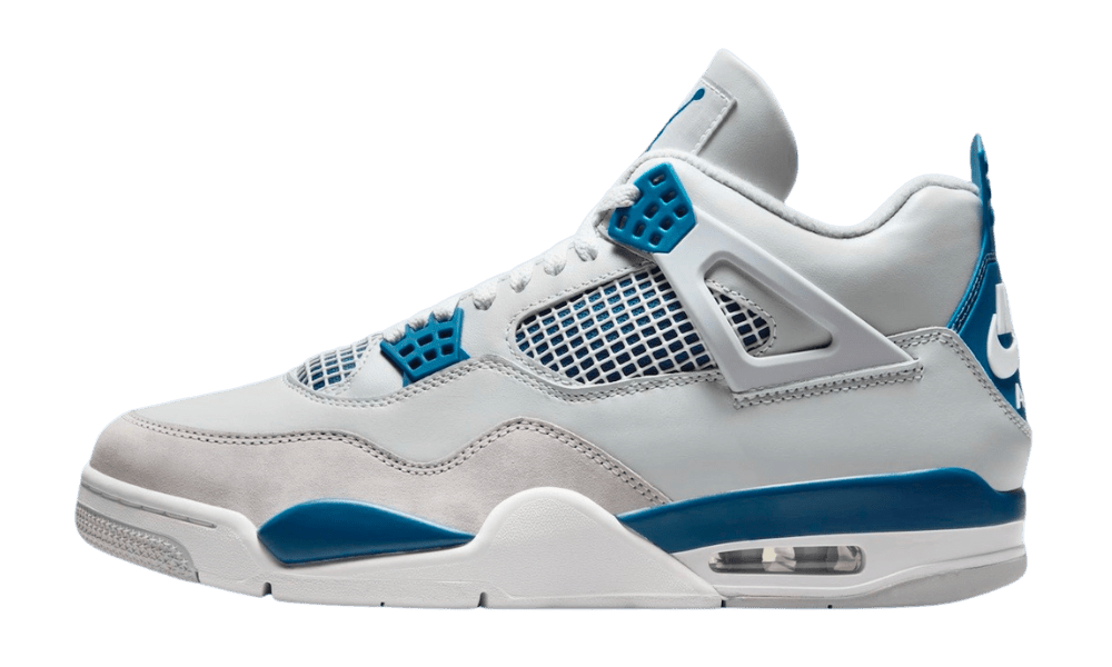 AIR JORDAN 4 RETRO MILITARY BLUE (HF4281-141) - Rdrop