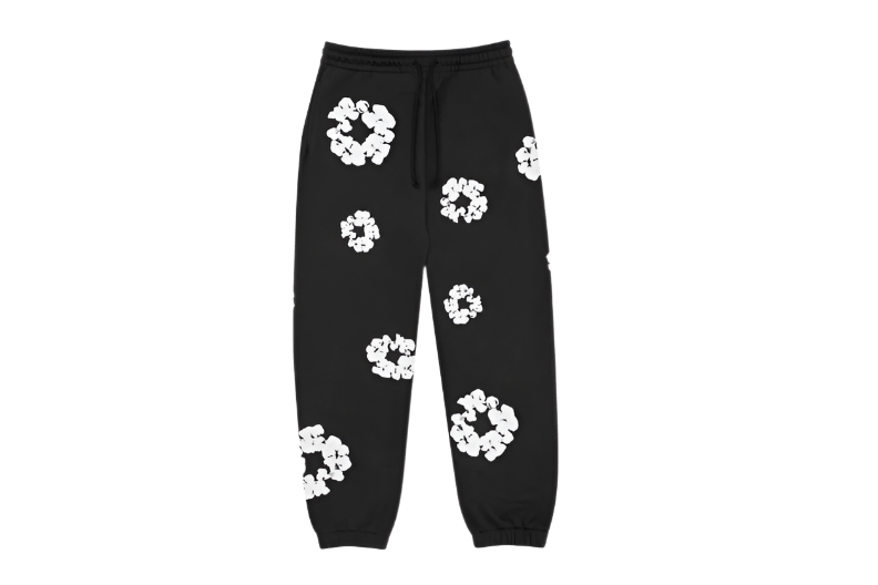 DENIM TEARS THE COTTON WREATH SWEATPANTS BLACK () - Rdrop