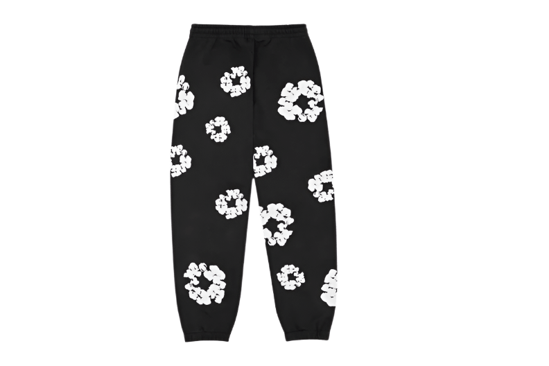 DENIM TEARS THE COTTON WREATH SWEATPANTS BLACK () - Rdrop