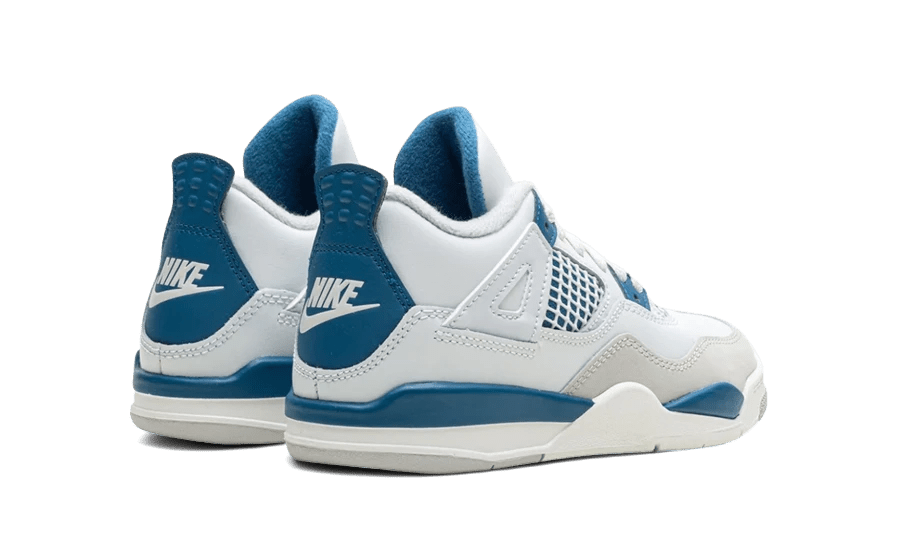 NIKE AIR JORDAN 4 RETRO MILITARY BLUE (2024) (TD & PS) (BQ7669 - 141) - Rdrop