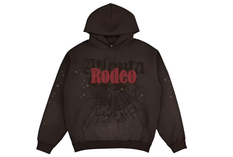 TRAVIS SCOTT CACTUS JACK X SP5DER DAYS BEFORE RODEO HOODIE BROWN () - Rdrop