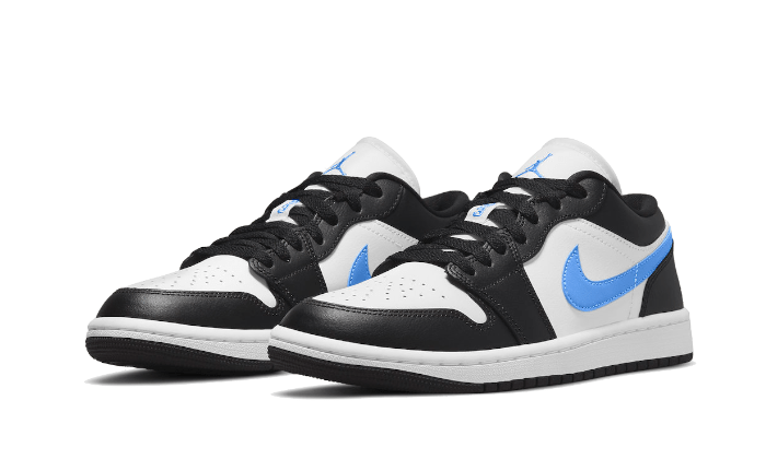 AIR JORDAN 1 LOW BLACK UNIVERSITY BLUE (DC0774-041) - Rdrop