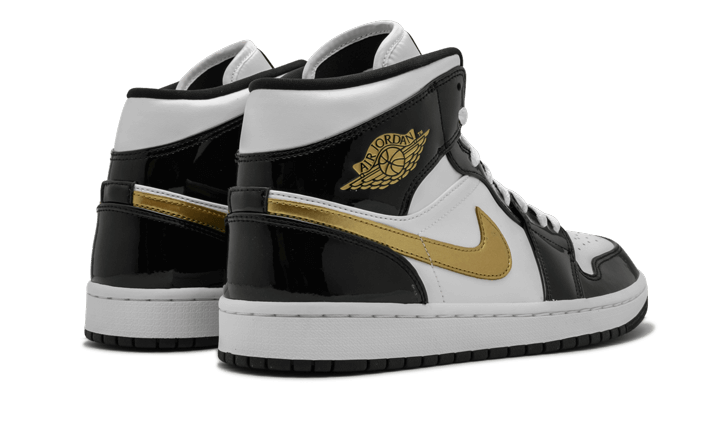 AIR JORDAN 1 MID BLACK GOLD (852542-007) - Rdrop