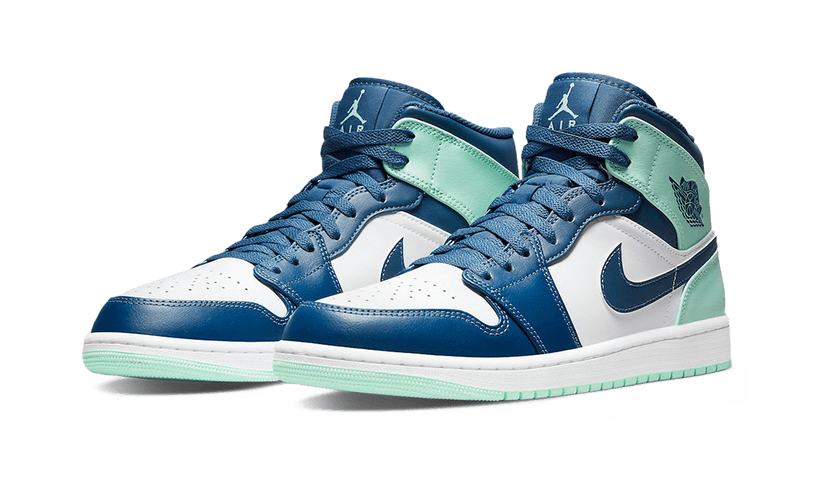 AIR JORDAN 1 MID MYSTIC NAVY MINT FOAM (554724-413) - Rdrop