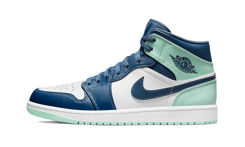 AIR JORDAN 1 MID MYSTIC NAVY MINT FOAM (554724-413) - Rdrop