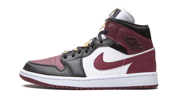 AIR JORDAN 1 MID SE BLACK DARK BEETROOT () - Rdrop