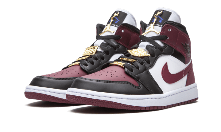 AIR JORDAN 1 MID SE BLACK DARK BEETROOT () - Rdrop