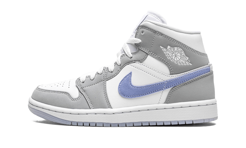 AIR JORDAN 1 MID WOLF GREY ALUMINUM (BQ6472-105) - Rdrop