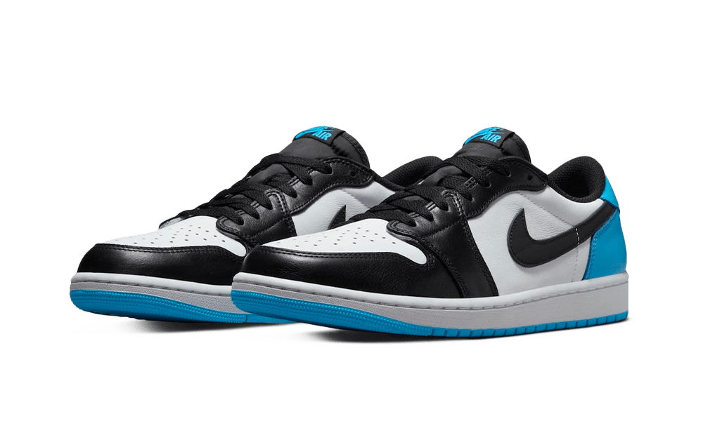 AIR JORDAN 1 RETRO LOW OG BLACK DARK POWDER BLUE (CZ0775-104) - Rdrop