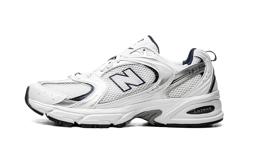 NEW BALANCE 530 WHITE SILVER NAVY (MR530SG) - Rdrop