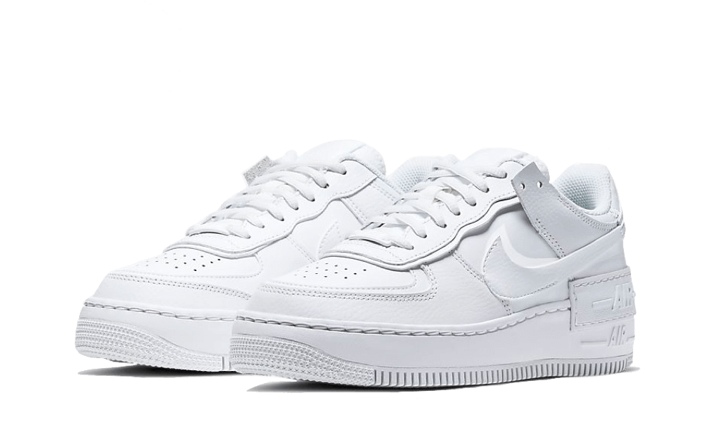 NIKE AIR FORCE 1 W SHADOW TRIPLE WHITE (CI0919-100) - Rdrop