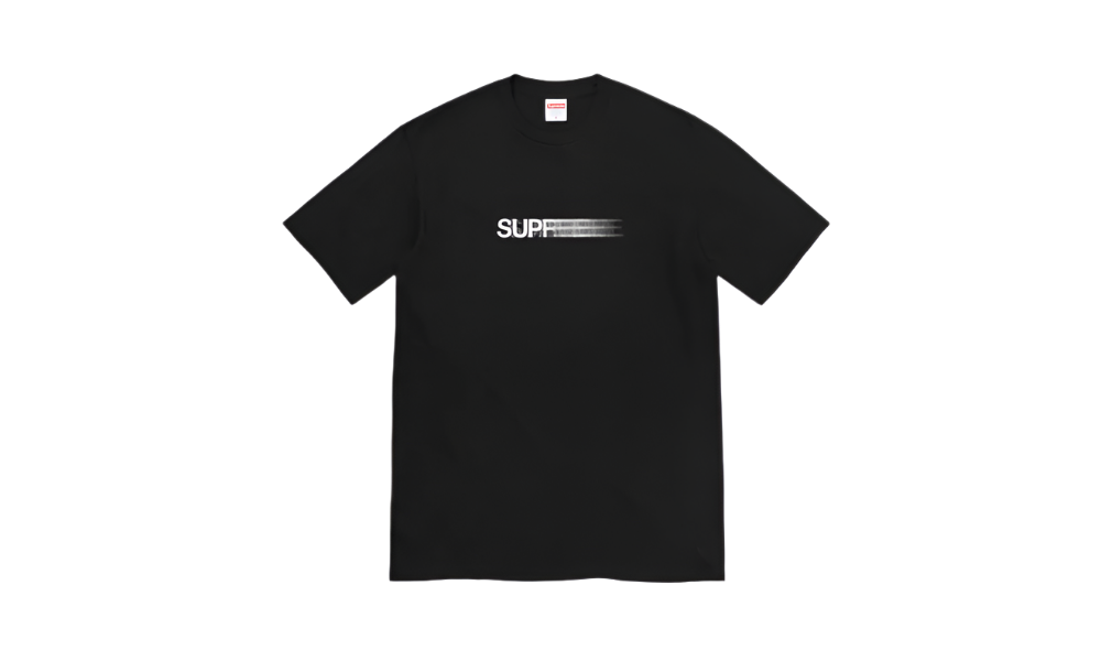 SUPREME MOTION LOGO TEE (BLACK) () - Rdrop