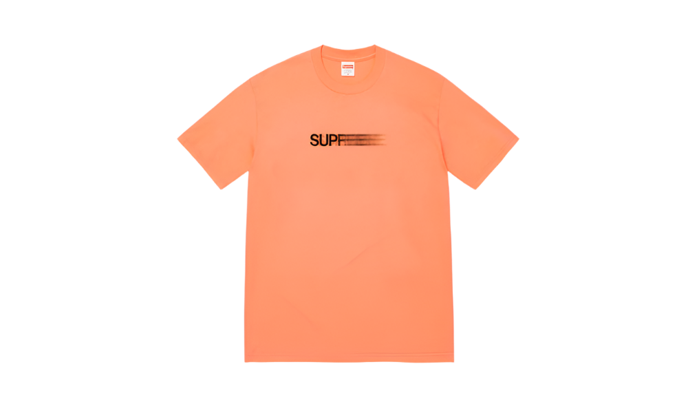 SUPREME MOTION LOGO TEE (PEACH) () - Rdrop