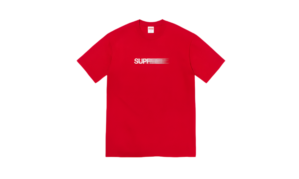 SUPREME MOTION LOGO TEE (RED) () - Rdrop