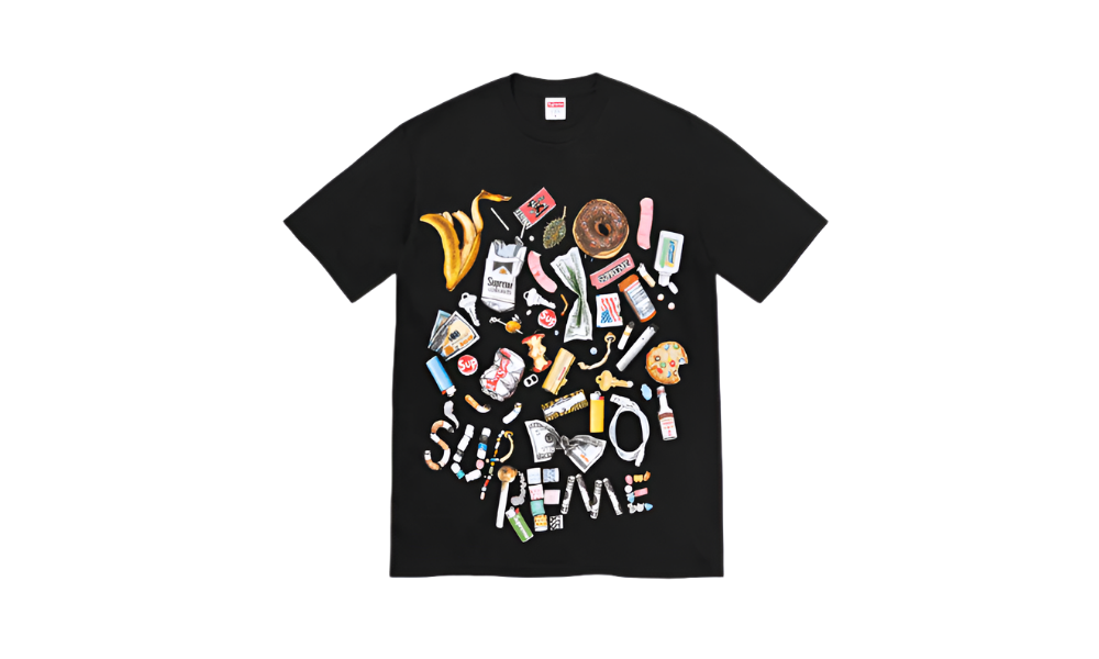 SUPREME TRASH TEE (BLACK) () - Rdrop