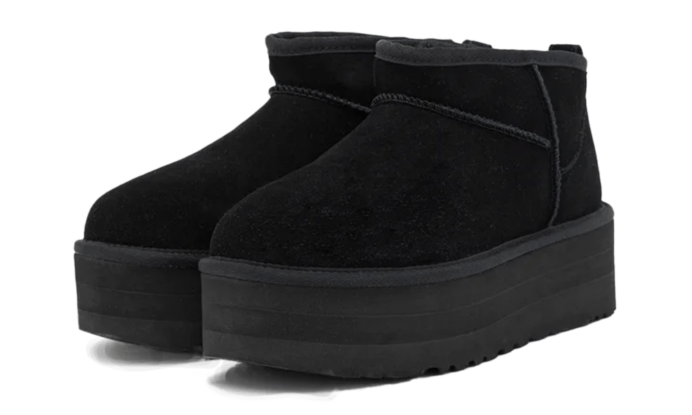 UGG CLASSIC ULTRA MINI PLATFORM BLACK (1135092-BLK) - Rdrop